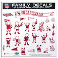 Arizona Cardinals Family Decal Set Large